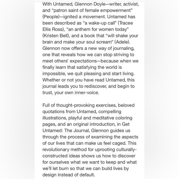 NEW! Get Untamed: The Journal How to Quit Pleasing and Start Living - Picture 4 of 4